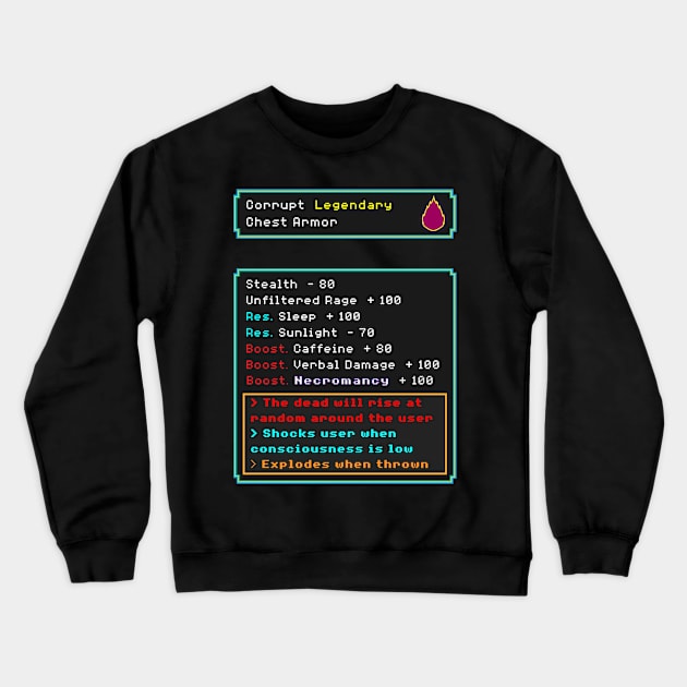 Cannot Be Transferred Crewneck Sweatshirt by Jadderman